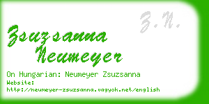 zsuzsanna neumeyer business card